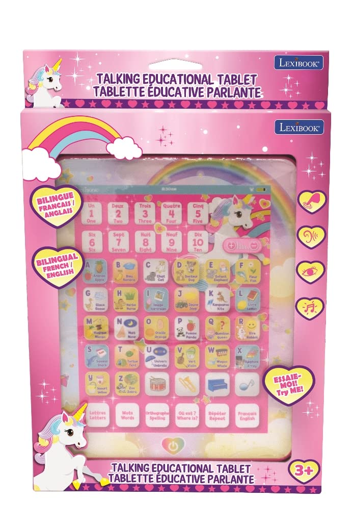 Lexibook Unicorno JCPAD002UNI Tablet Educativo Bilingue Touch