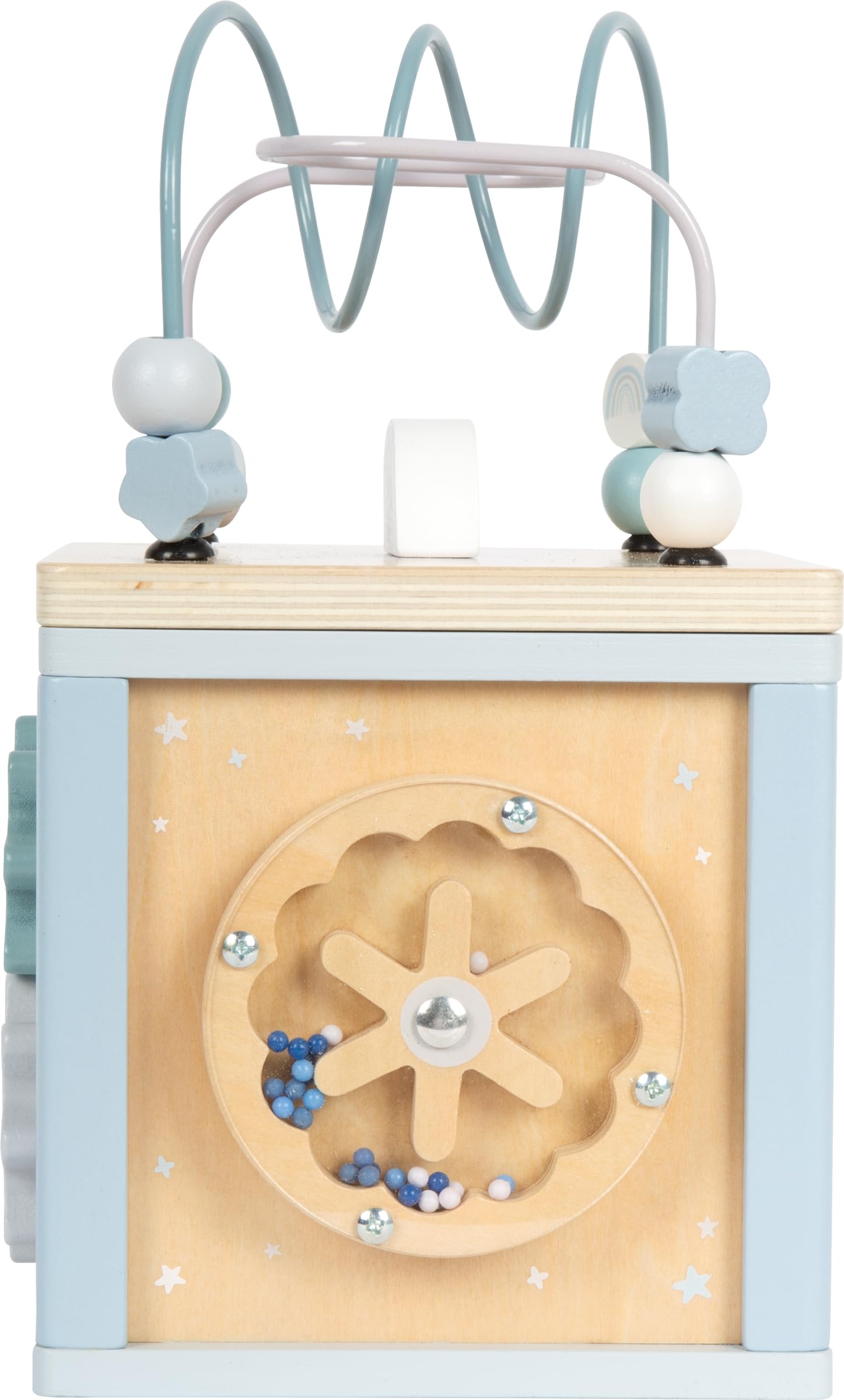 smallfoot 12804 dado motricità blu legno 12 mesi