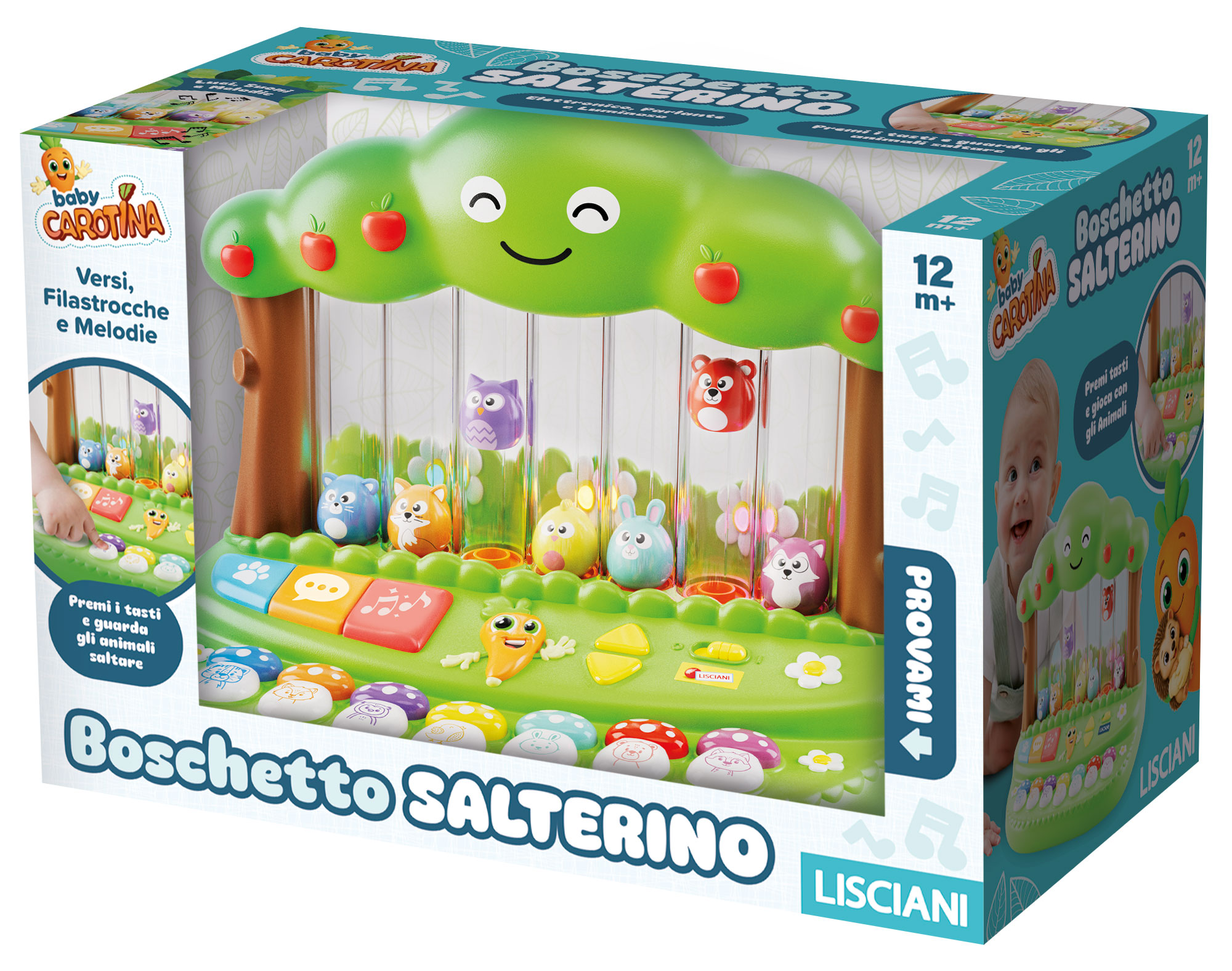 Carotina Baby Boschetto Salterino gioco elettronico luminoso
