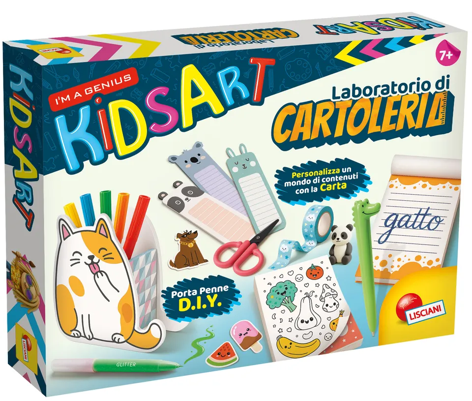 Lisciani I'm a Genius Laboratorio Cartoleria kit creativo bambini