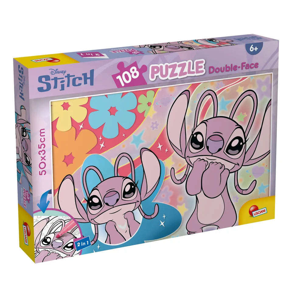 Lisciani Stitch Puzzle Df Plus 108 108 pezzi da colorare