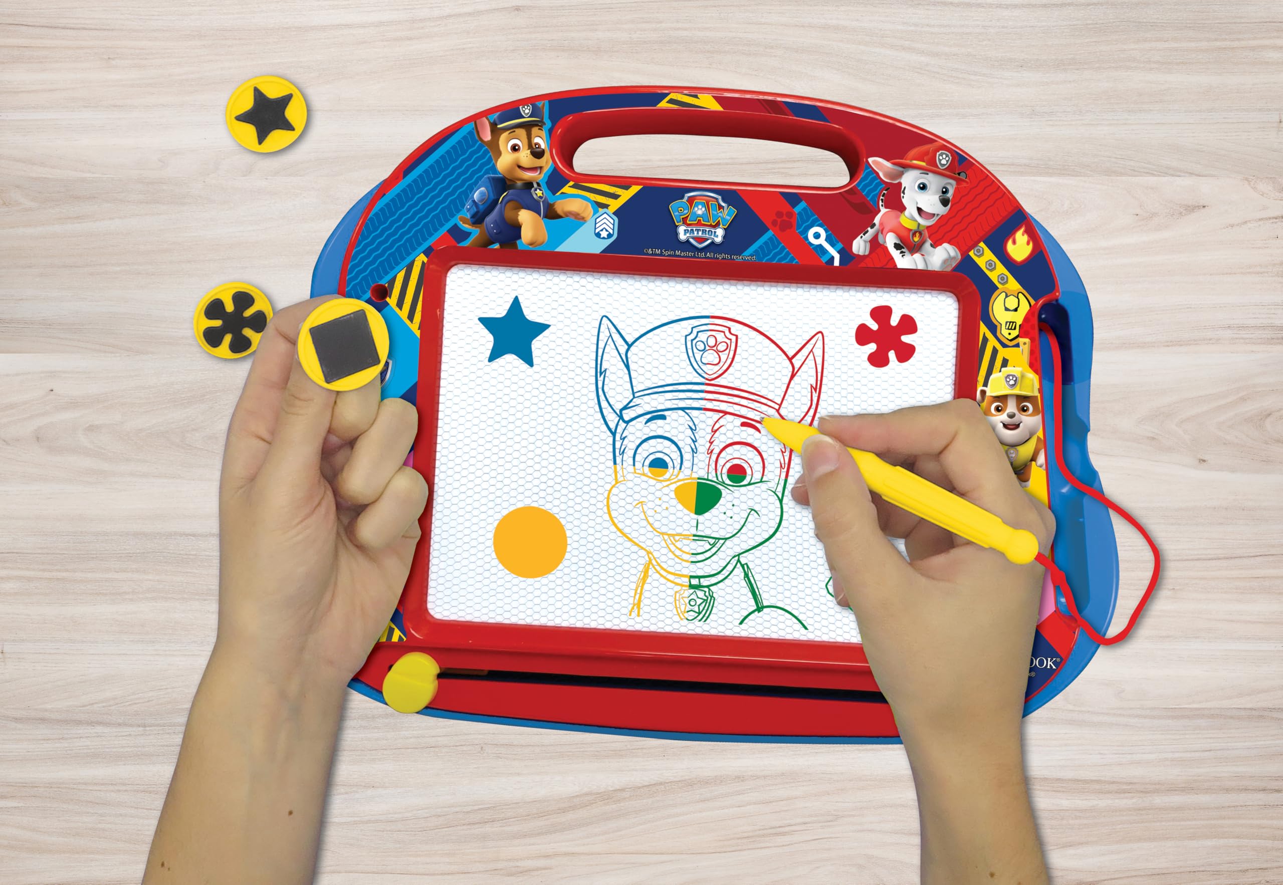 Lexibook Paw Patrol CRPA550 lavagna magica rosso blu