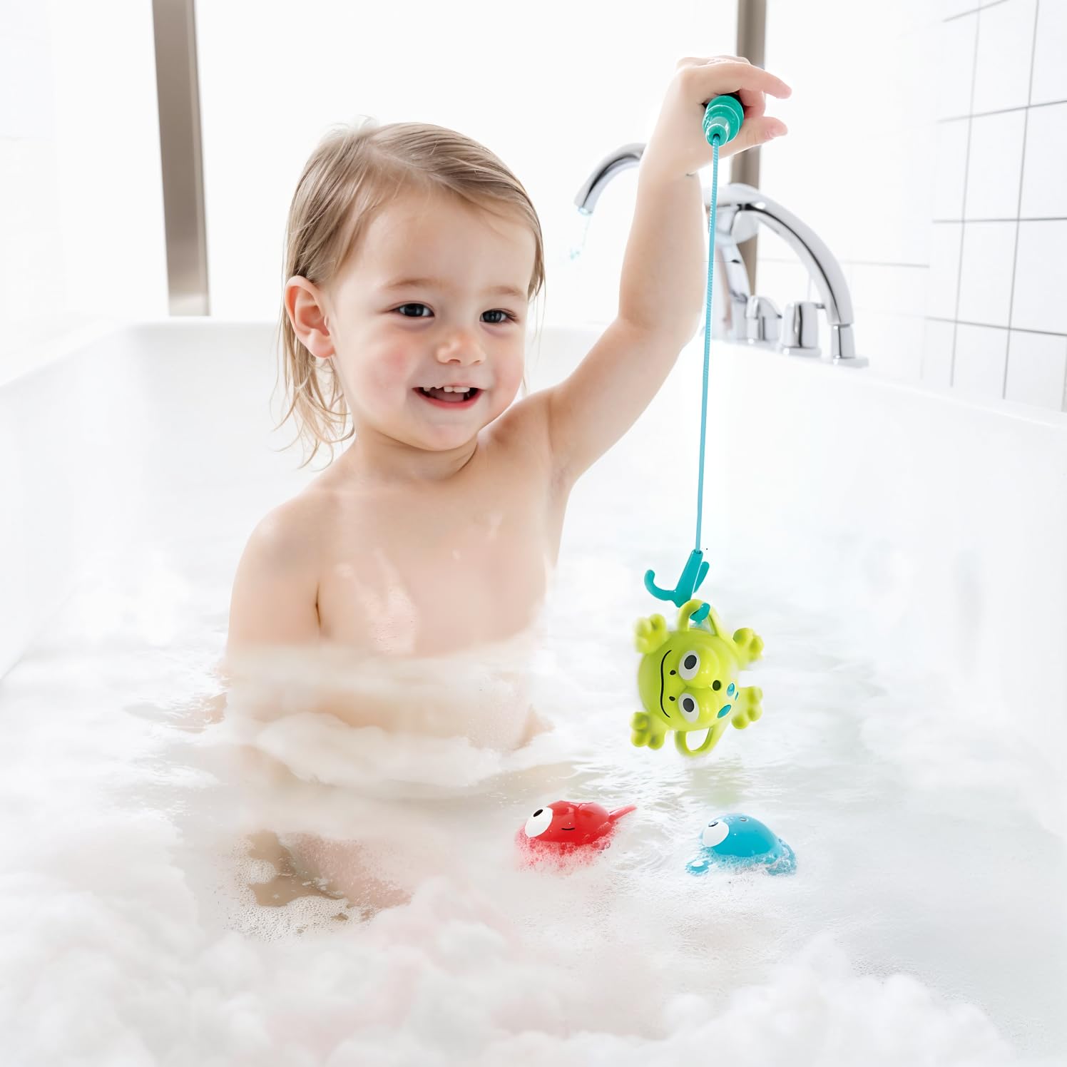 Hape Set da Pesca gioco bagnetto acqua 3 animali