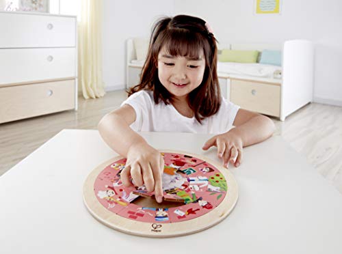 Hape E1624 Carousel Puzzle legno mestieri bifacciale