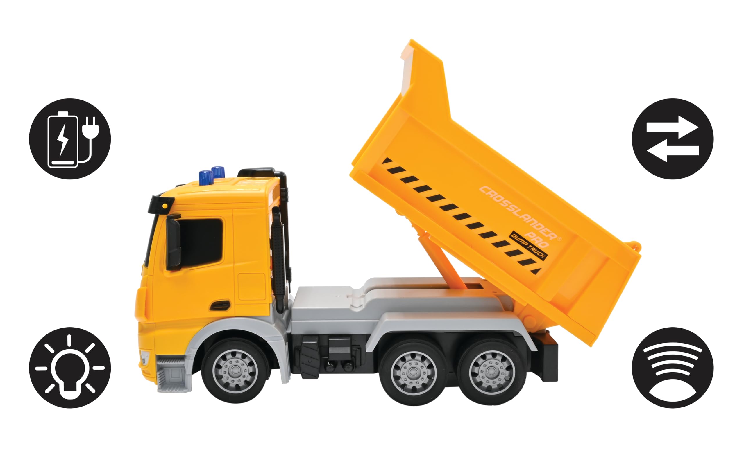Lexibook Crosslander PRO RCP10LXB dumper telecomandato ribaltabile