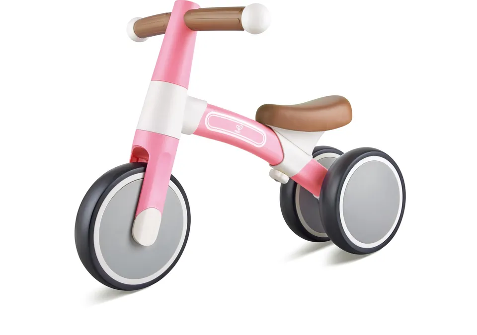 Hape triciclo rosa senza pedali 3 ruote 18 mesi