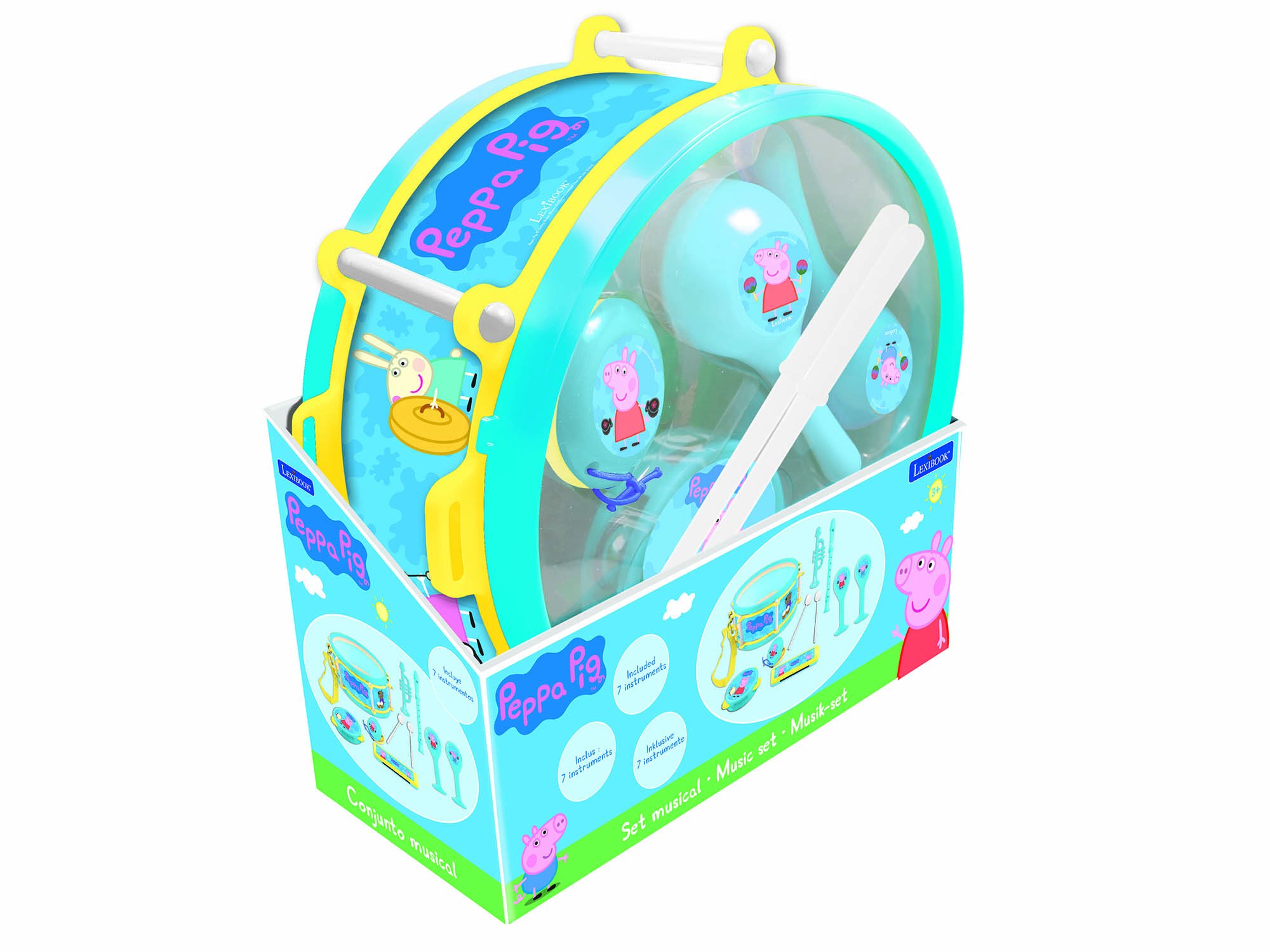 Lexibook K360PP Peppa Pig set 7 strumenti musicali bambini