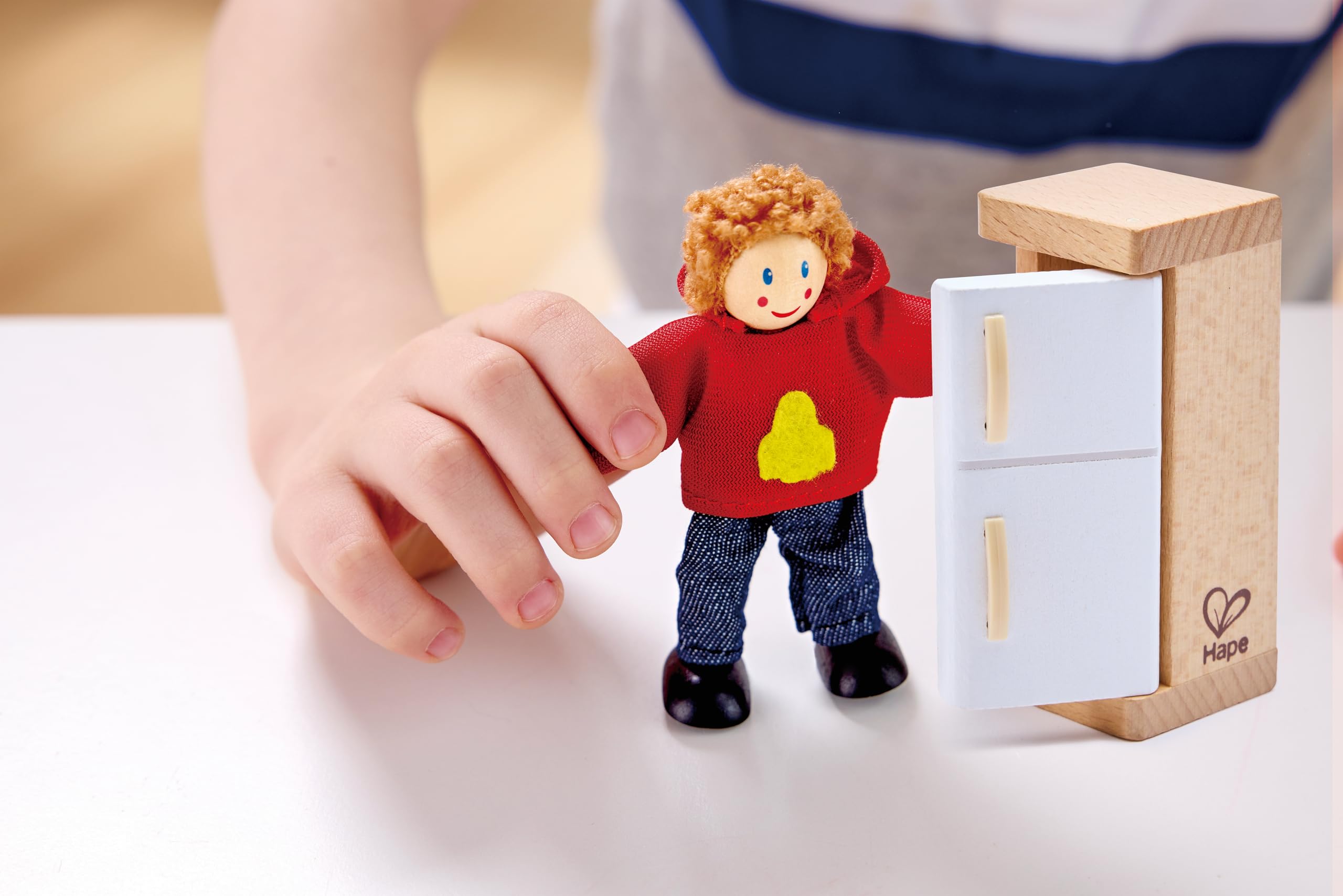 Hape E3500 Famiglia Felice personaggi legno 6 pezzi