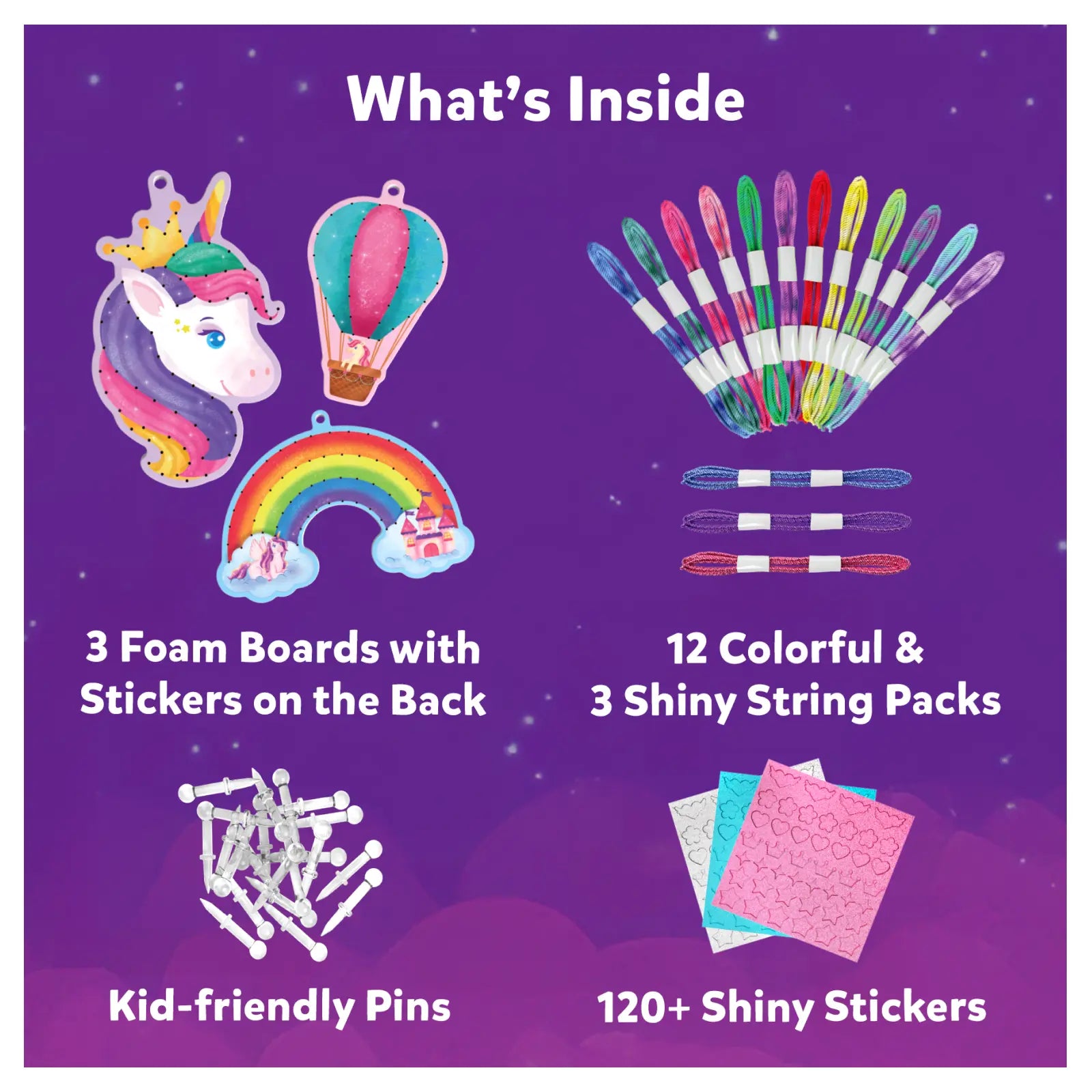 Skillmatics Super Strings Unicorn Magic string art 6-12 anni