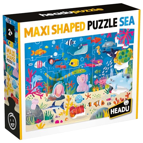 Headu Maxi Shaped Puzzle Farm MU29556 puzzle 19 pezzi 2+ anni