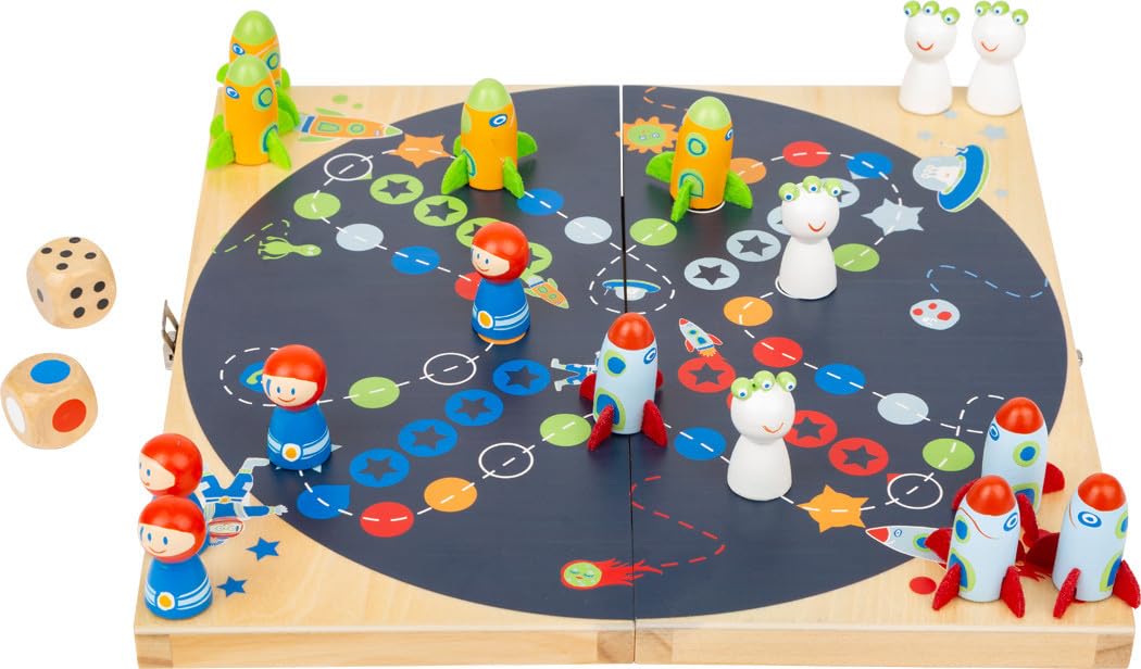 smallfoot Space Ludo gioco da tavolo in legno
