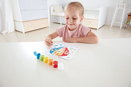 Hape Nature Fun kit pressa fiori in legno con colori
