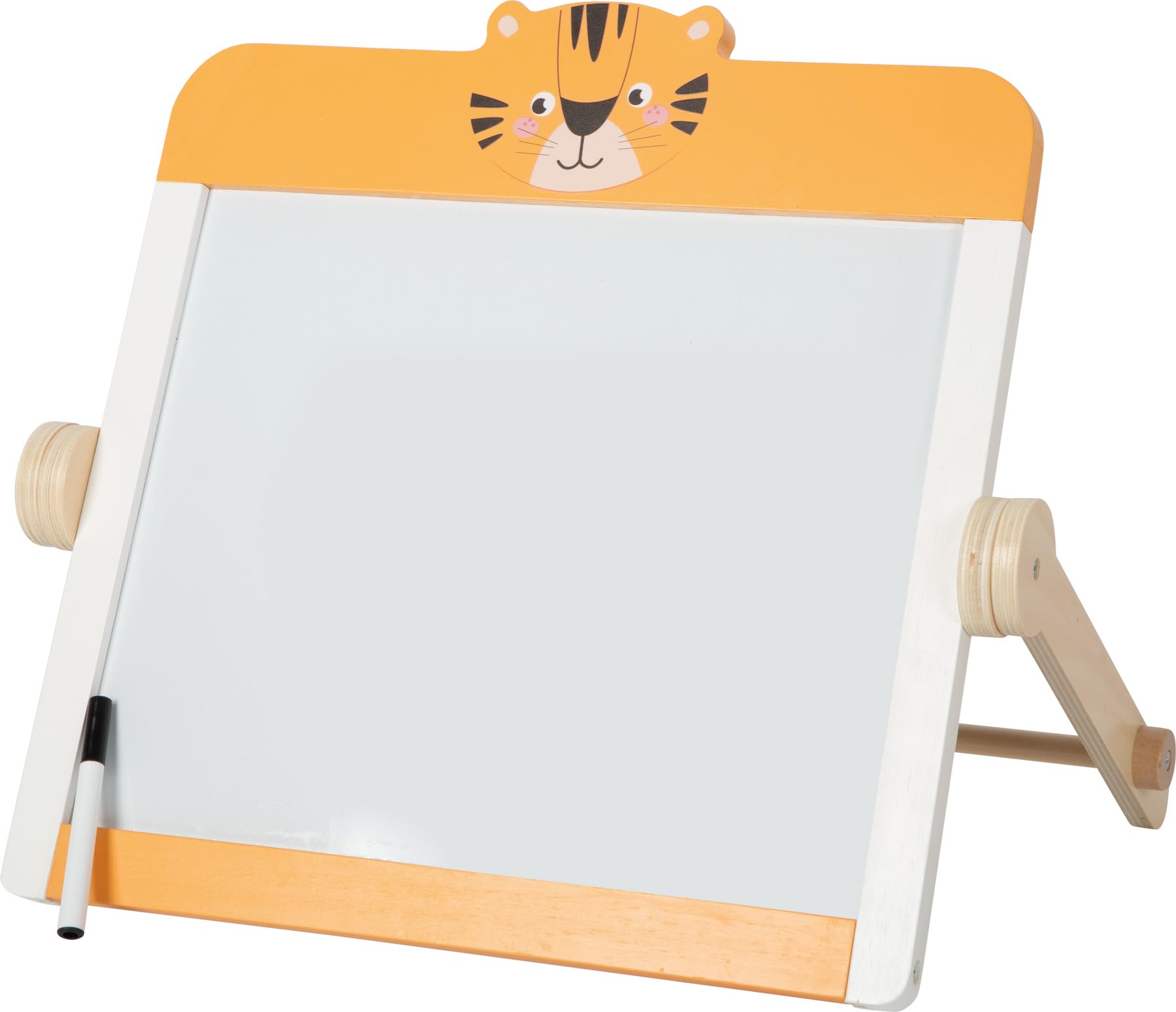 small foot Safari lavagna bambini doppia tigre magnetica gesso