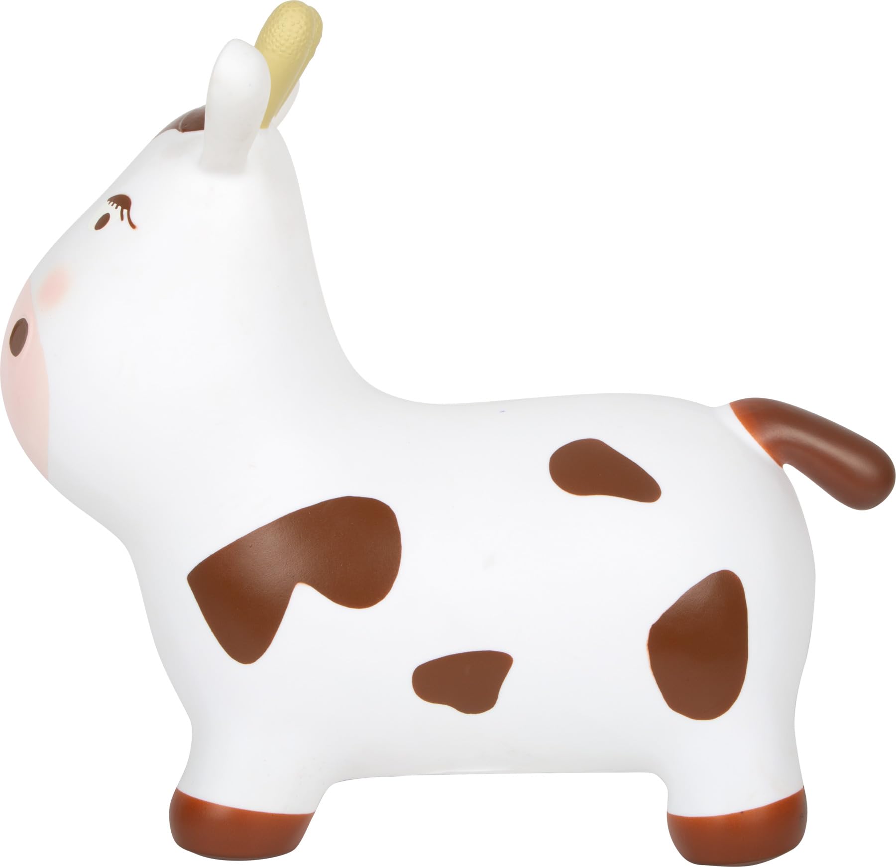 smallfoot 12784 mucca saltellante gonfiabile con pompa dai 2 anni