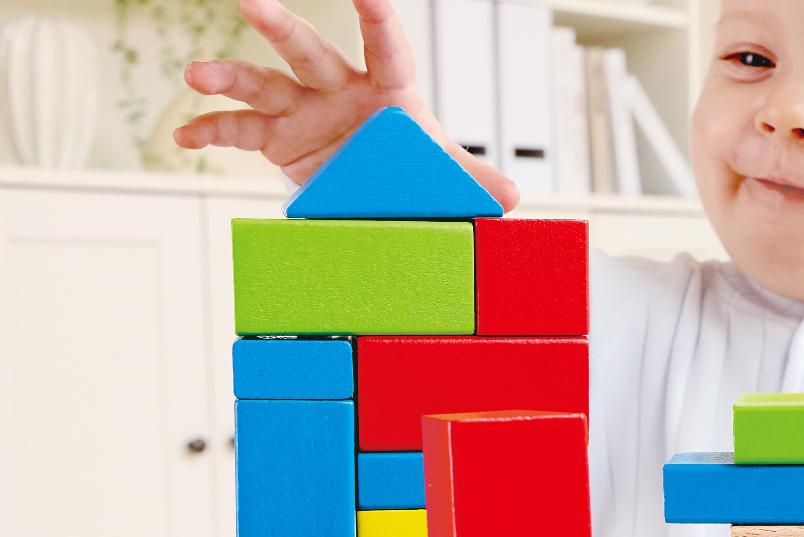 Hape Blocchi Acero mattoncini legno 50 pezzi colori