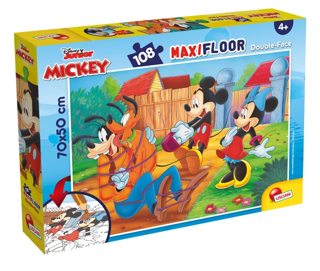 Disney Maxi Floor 108 Mickey My Friends puzzle double-face