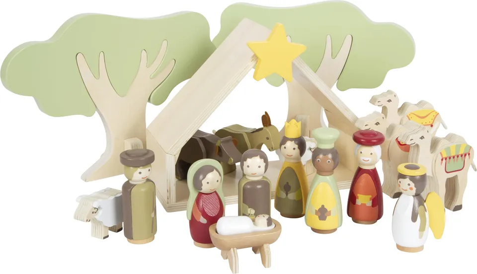 Smallfoot 12356 presepe in legno set gioco Small Natale