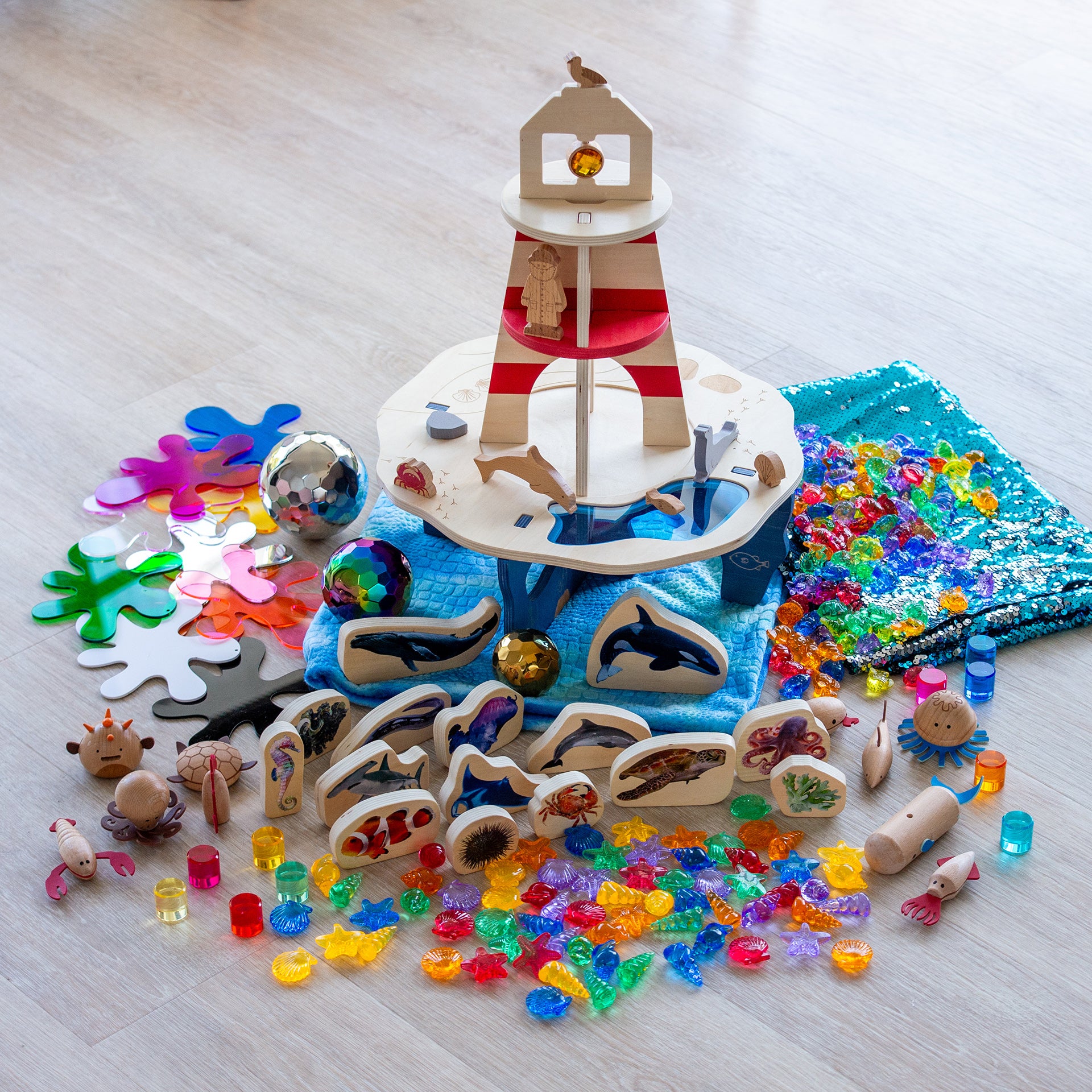 Tickit Lighthouse set piccolo mondo marino faro