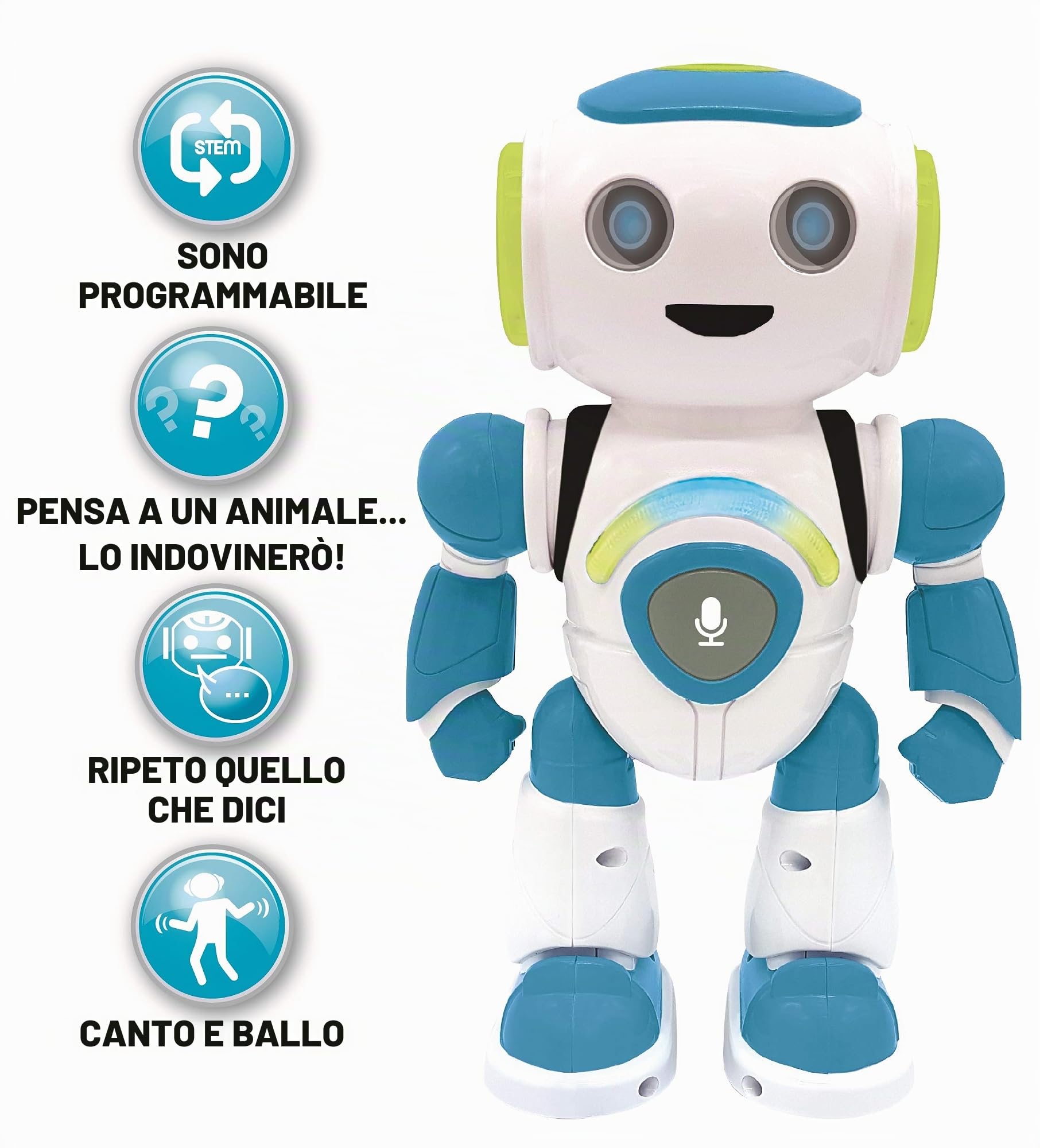 Lexibook Powerman Jr ROB20DE robot giocattolo verde blu