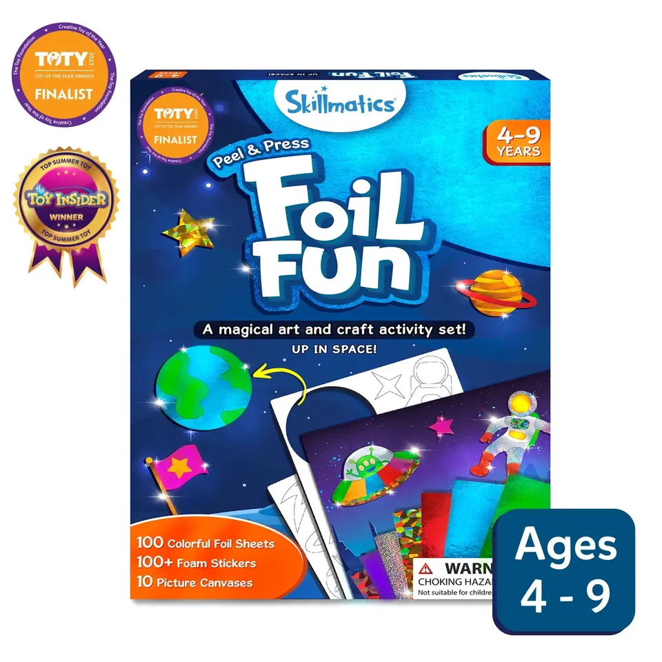Skillmatics Foil Fun Up in Space kit arte foil senza pasticci