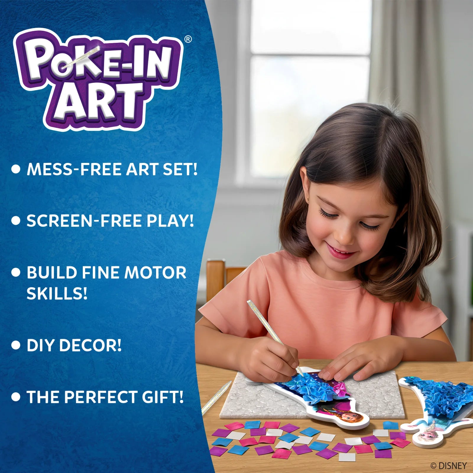 Skillmatics Poke-in Art Disney Frozen kit creativo 4-9 anni