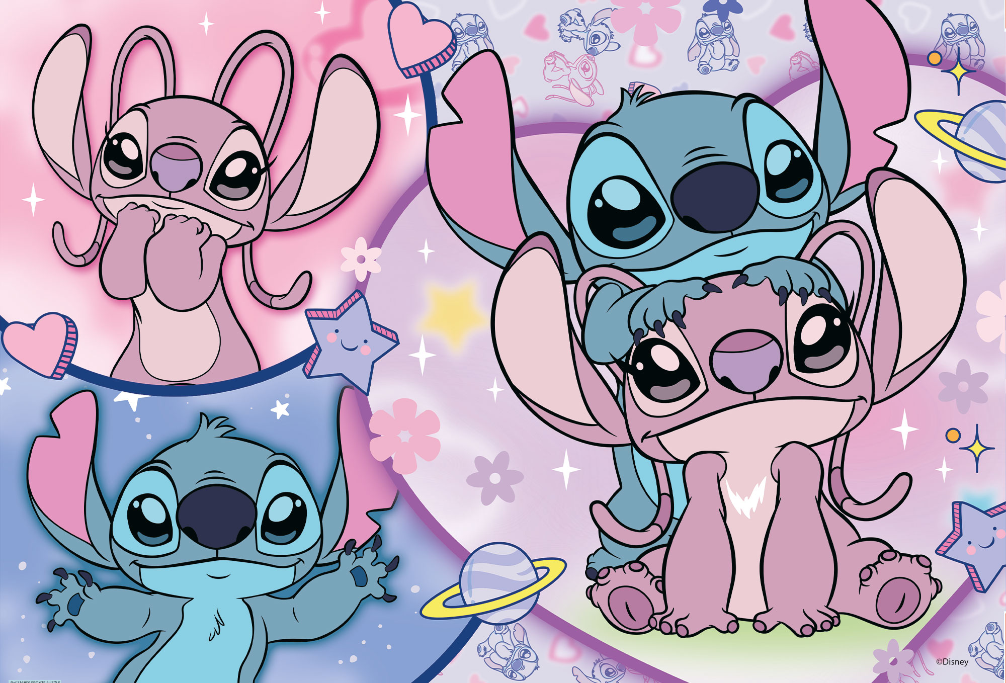 Lisciani Disney Df Plus 250 Stitch puzzle 250 pezzi double-face