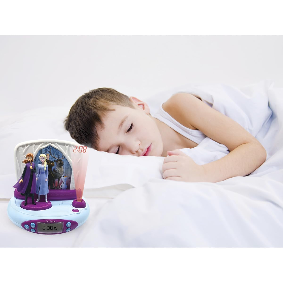 Lexibook Frozen RP510FZLXB sveglia proiettore luce notturna