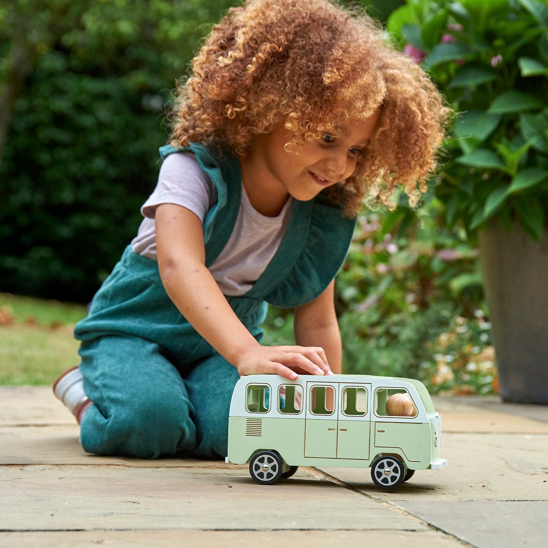 Tickit Wooden Adventure Camper camper legno con personaggi