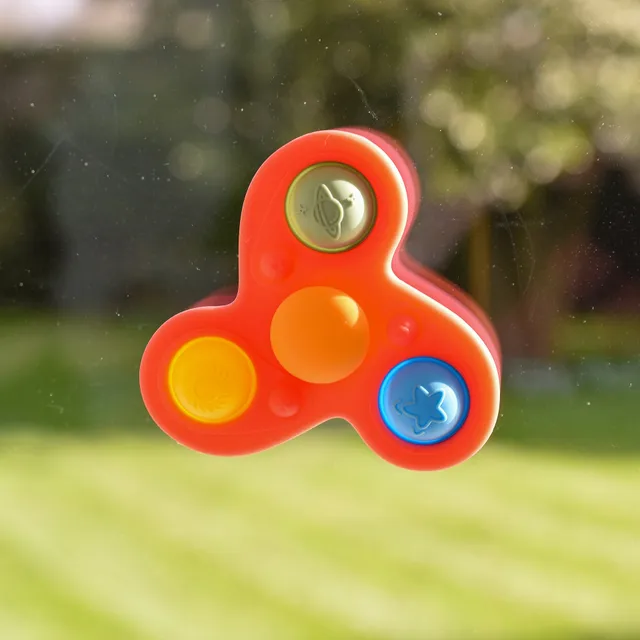Tickit SiliSoft Jumbo Spinner Arcobaleno Silicone Fidget