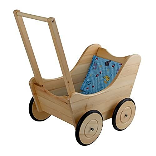 smallfoot Nostalgie passeggino per bambole legno faggio