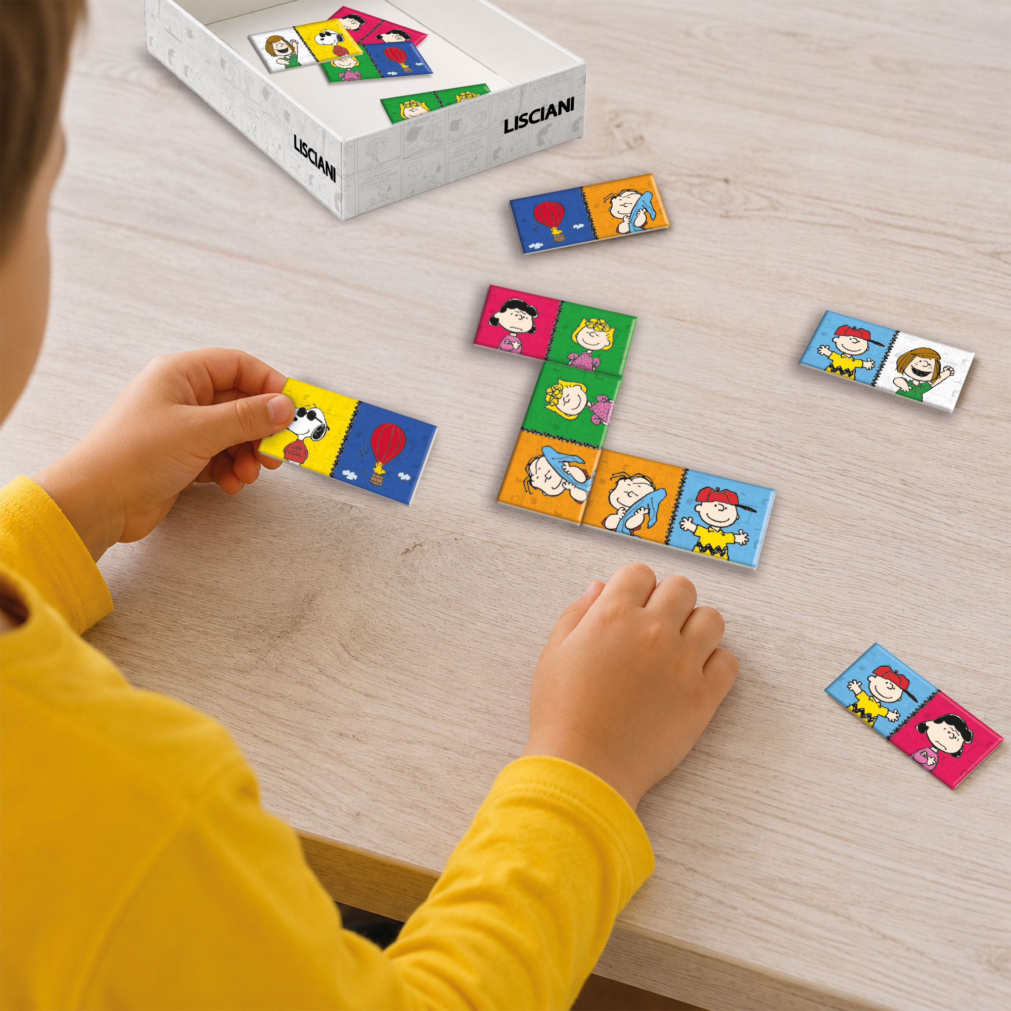 Lisciani Peanuts Domino gioco domino bambini personaggi