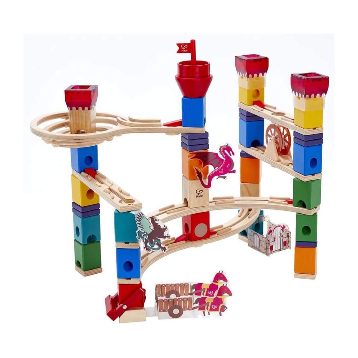 Hape E6018 Medieval Quest pista biglie castello