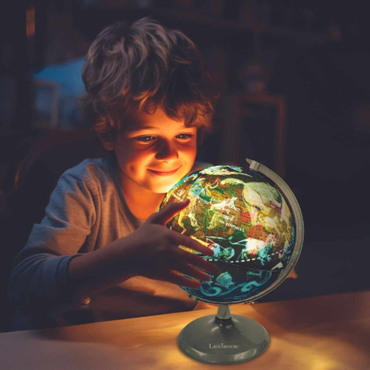 Lexibook Luminous Planetarium NLJ185EN globo giorno notte