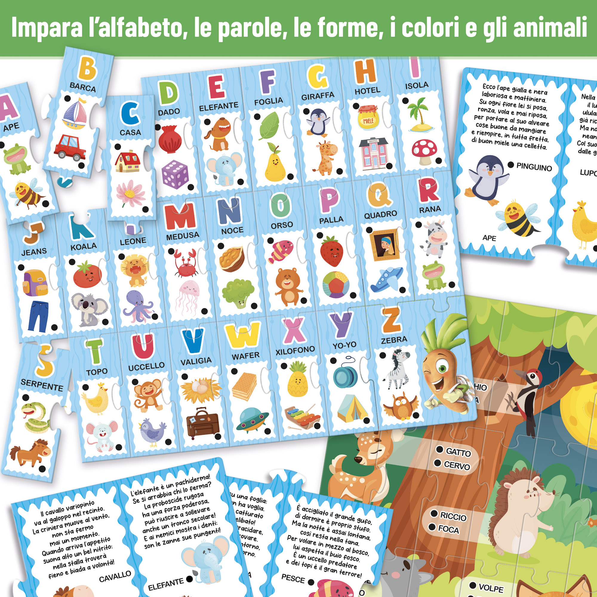 Lisciani Carotina Penna Parlante Primi Giochi educativo