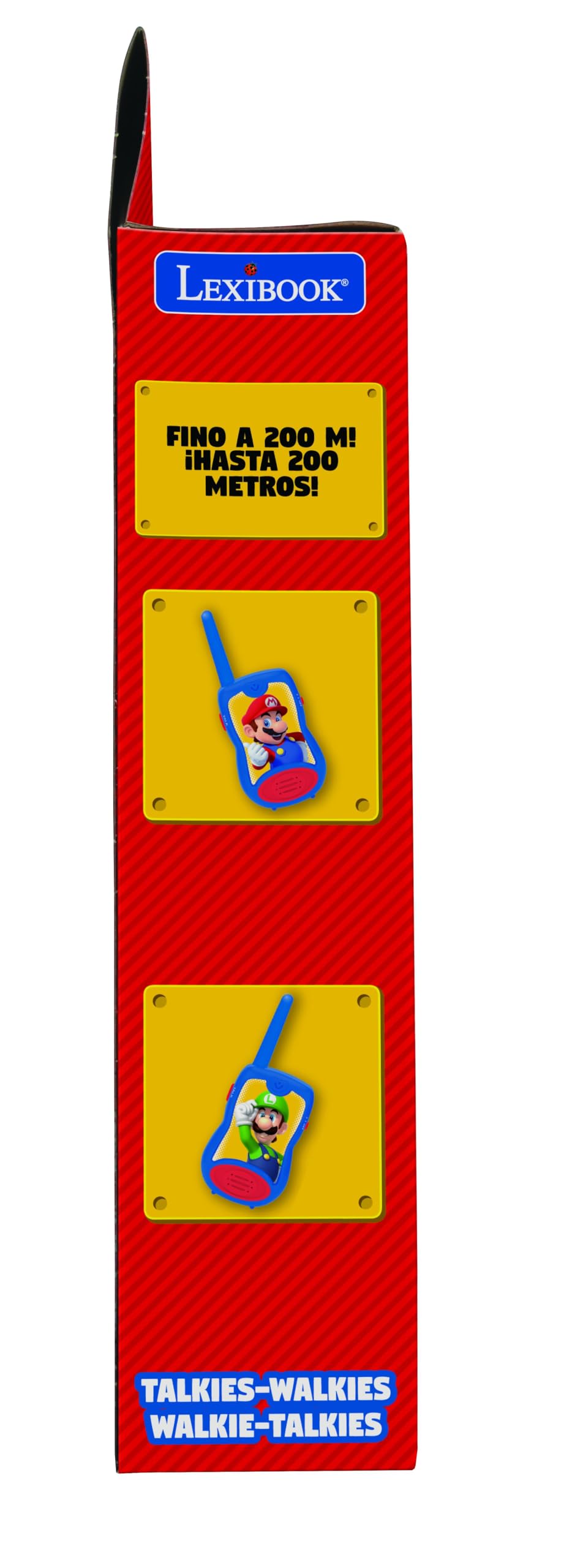 Lexibook Super Mario TW12NILXB walkie talkie 2 pezzi blu/rosso 120 m
