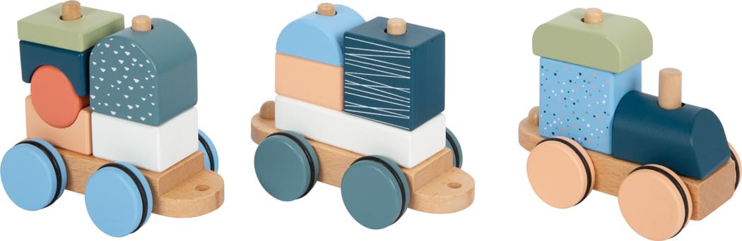 smallfoot Arctic 12449 trenino in legno a incastro