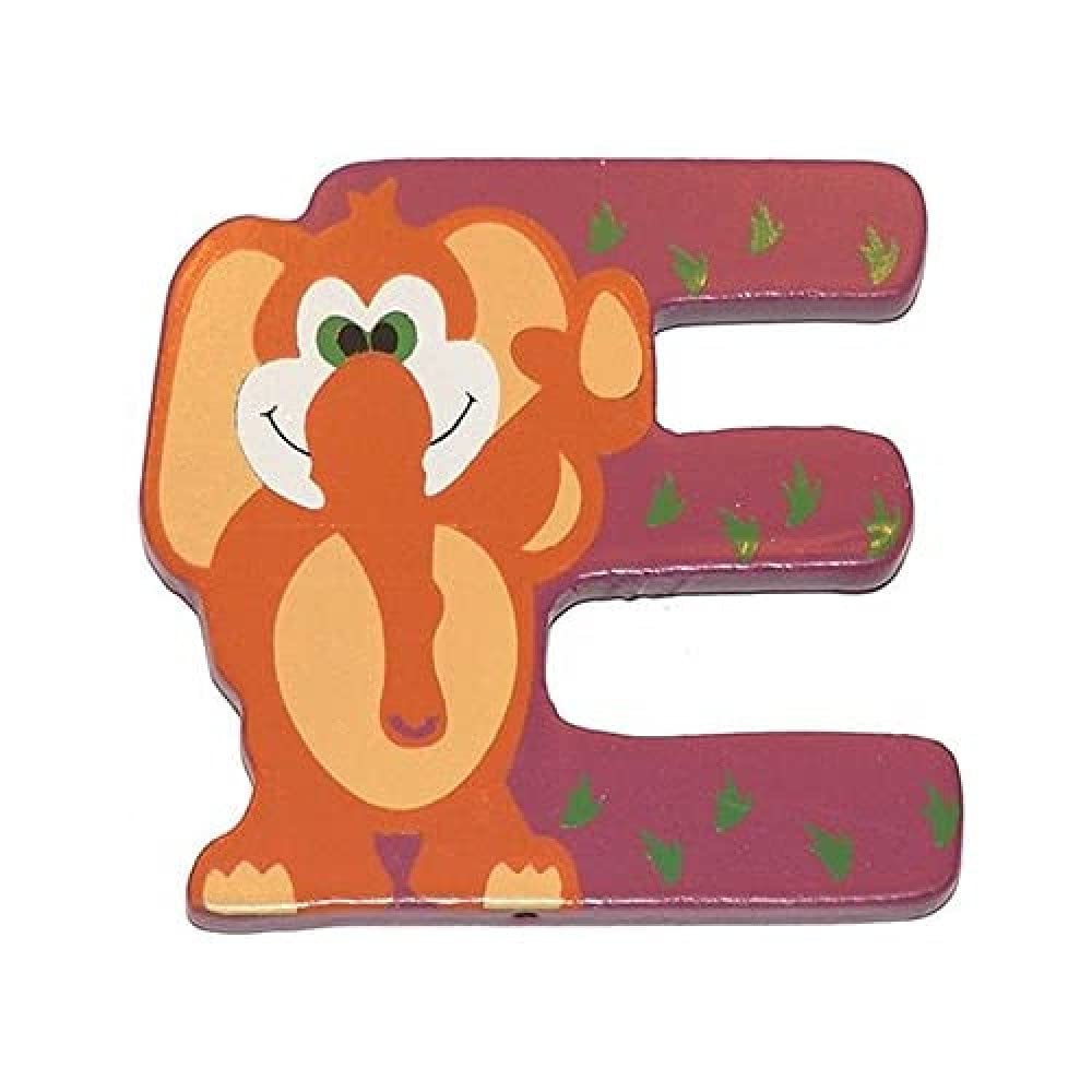 smallfoot animali lettera E decorativa legno