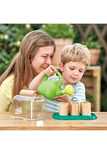 Hape Nature Fun serra giocattolo bambini 4 anni vasi carta