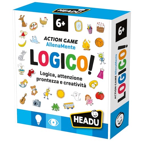 Headu È Logico! gioco di logica 5-8 anni con 60 carte