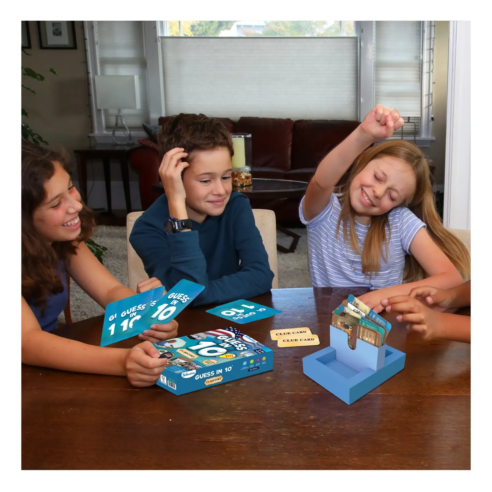 Skillmatics Guess in 10 US History gioco carte storia USA