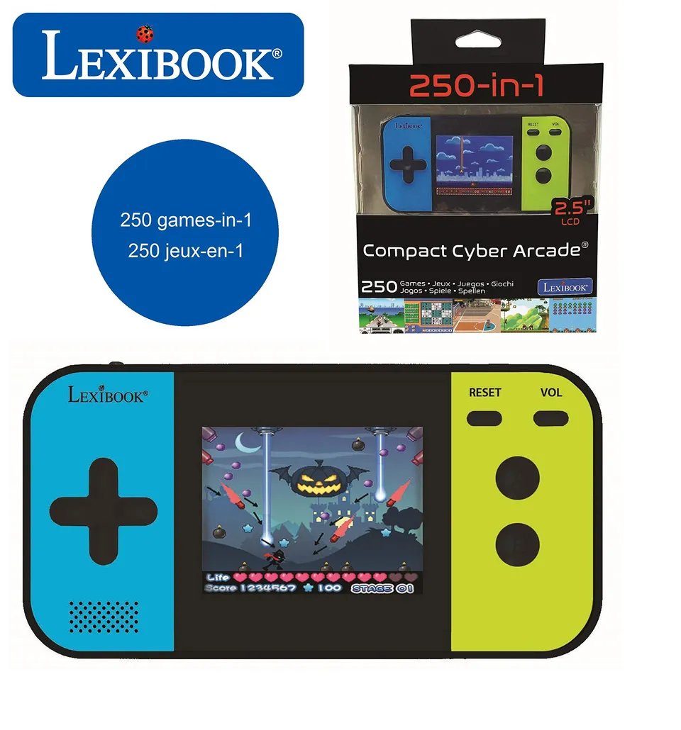 Lexibook JL2377 Cyber Arcade console 250 giochi