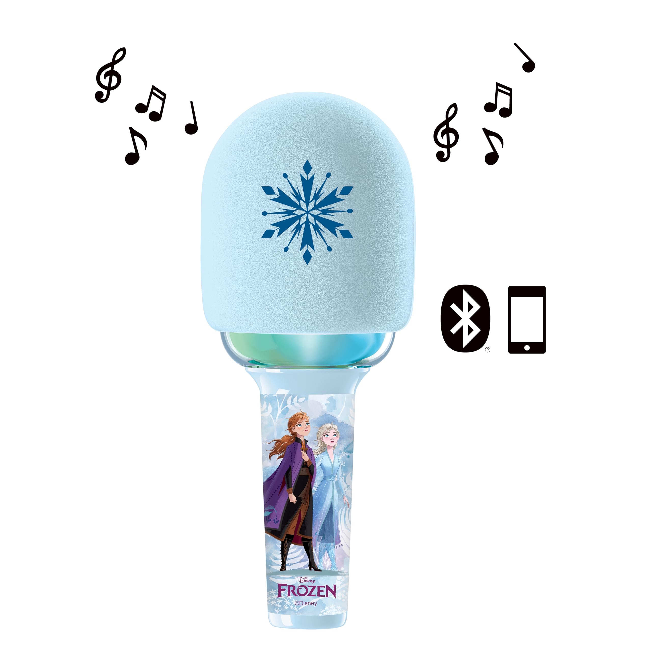 Lexibook Frozen MIC280FZ microfono senza fili blu con luci