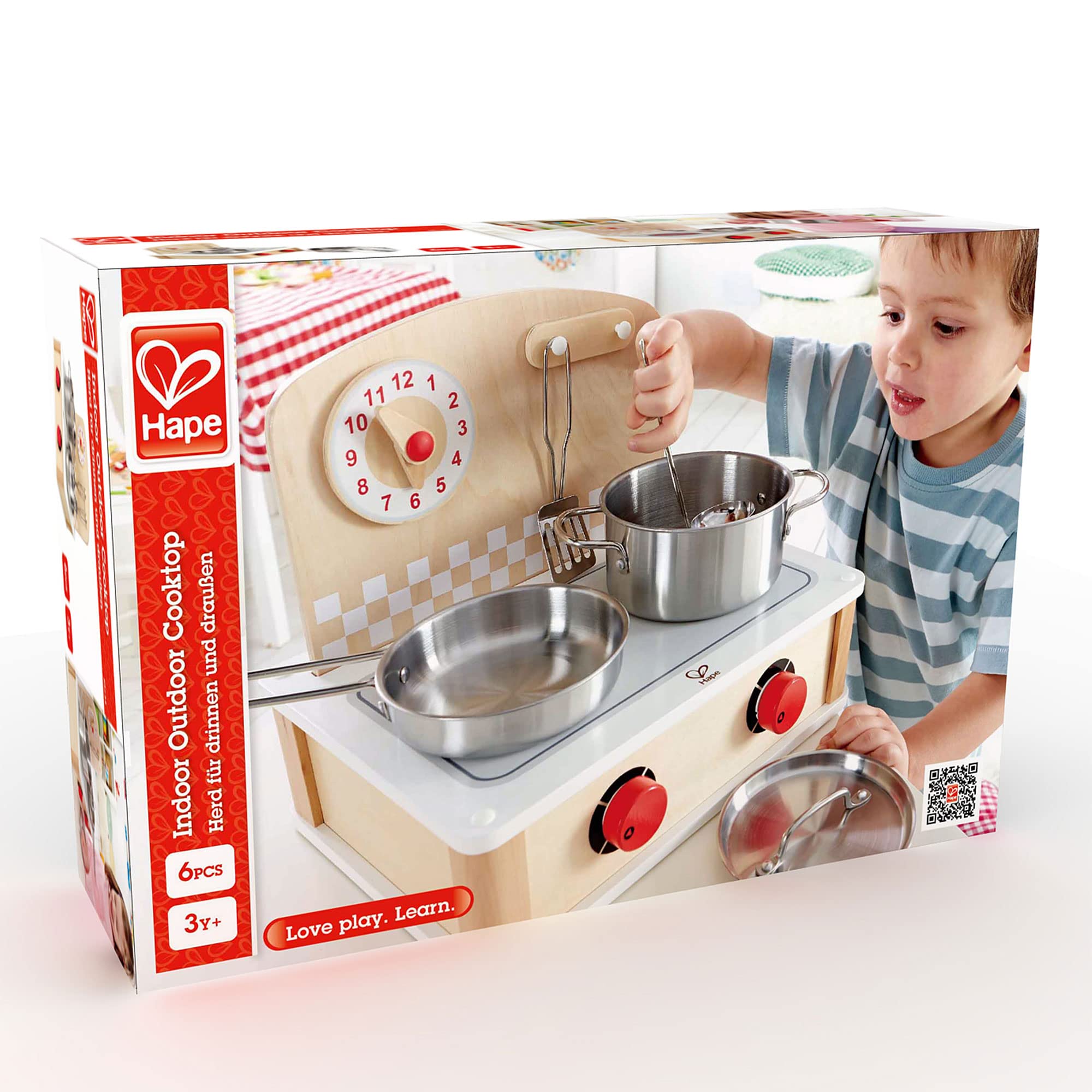 Hape E3134 cucinetta portatile in legno per bambini