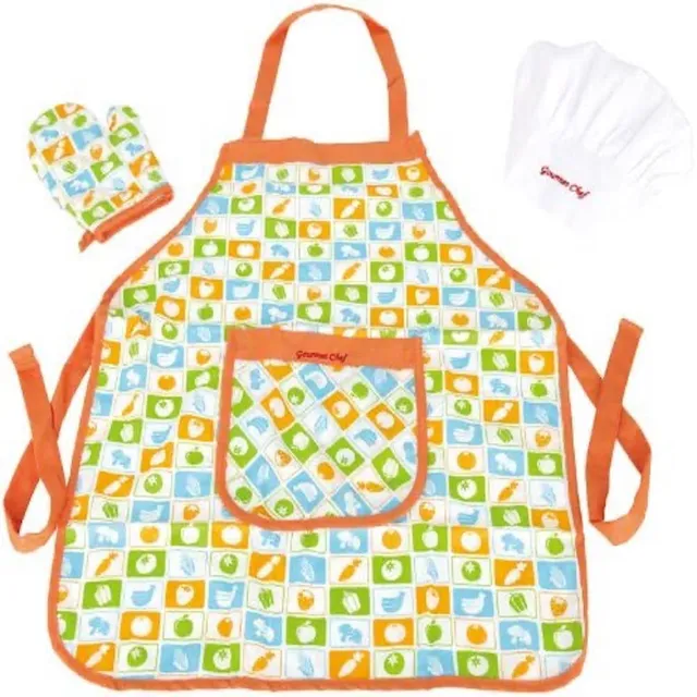 Hape E3119 set grembiuli cuoco bambini cucina