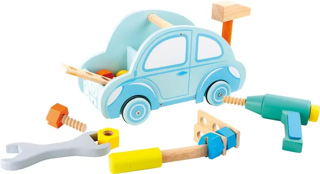 Smallfoot Toolbox Car auto attrezzi giocattolo