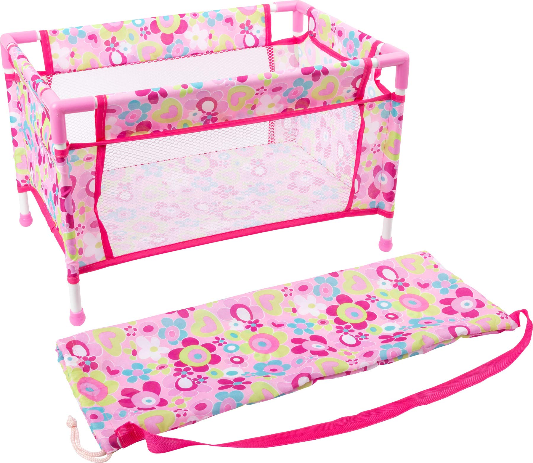 small foot 11484 lettino da viaggio bambole tessuto 3 anni+