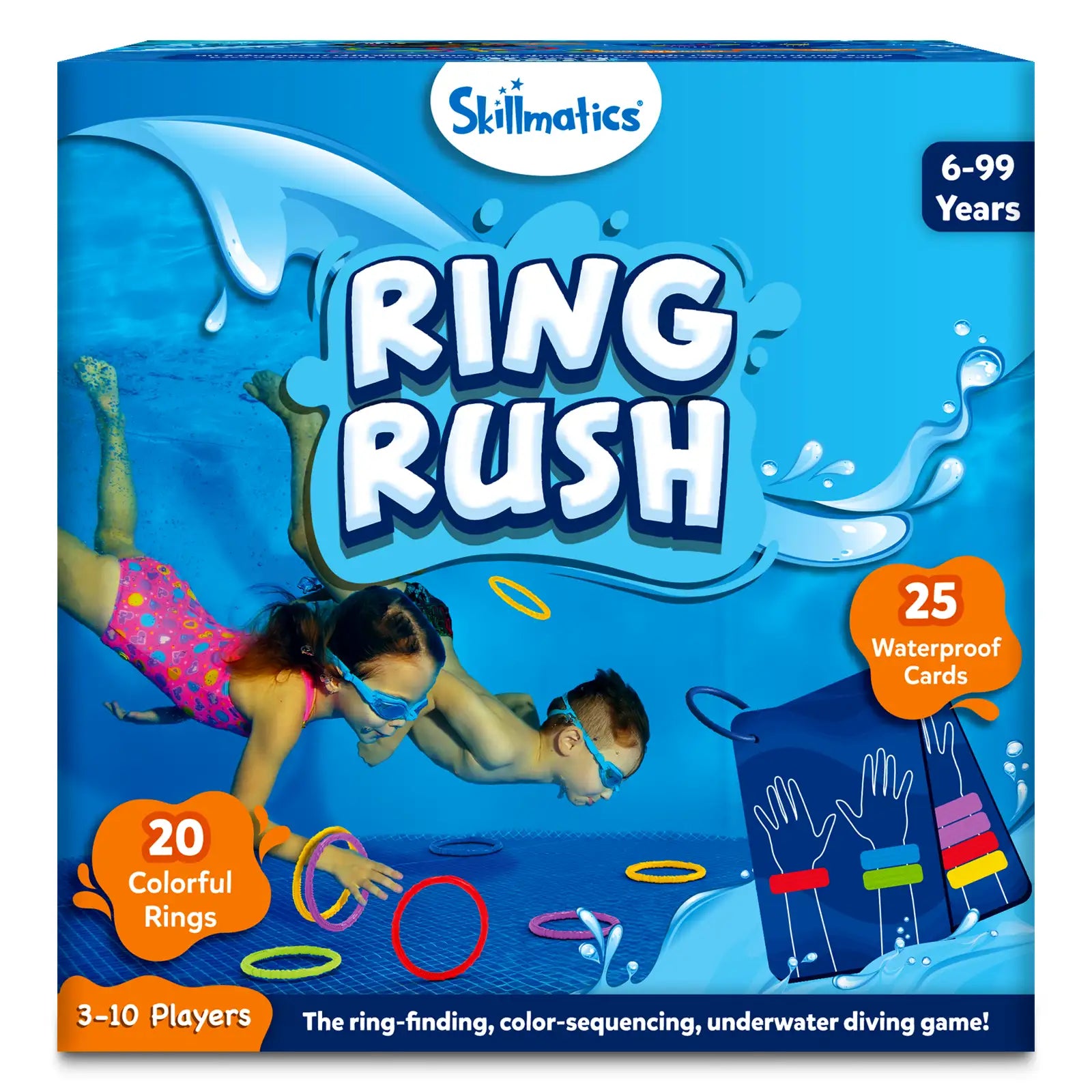 Skillmatics Ring Rush gioco piscina subacqueo 6+ anni
