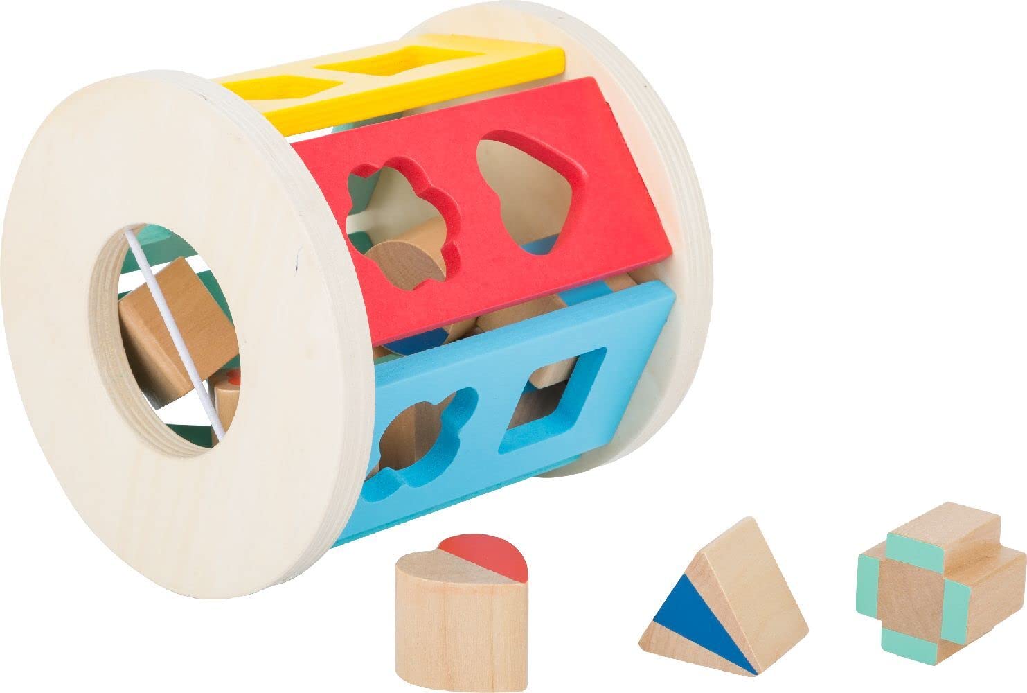 smallfoot Cubo Ordinamento Forme rotolante gioco legno 12 pezzi