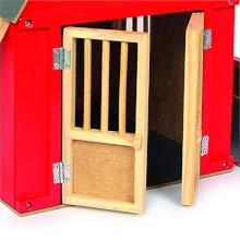 smallfoot 8555 Alabama stalla fattoria legno rossa