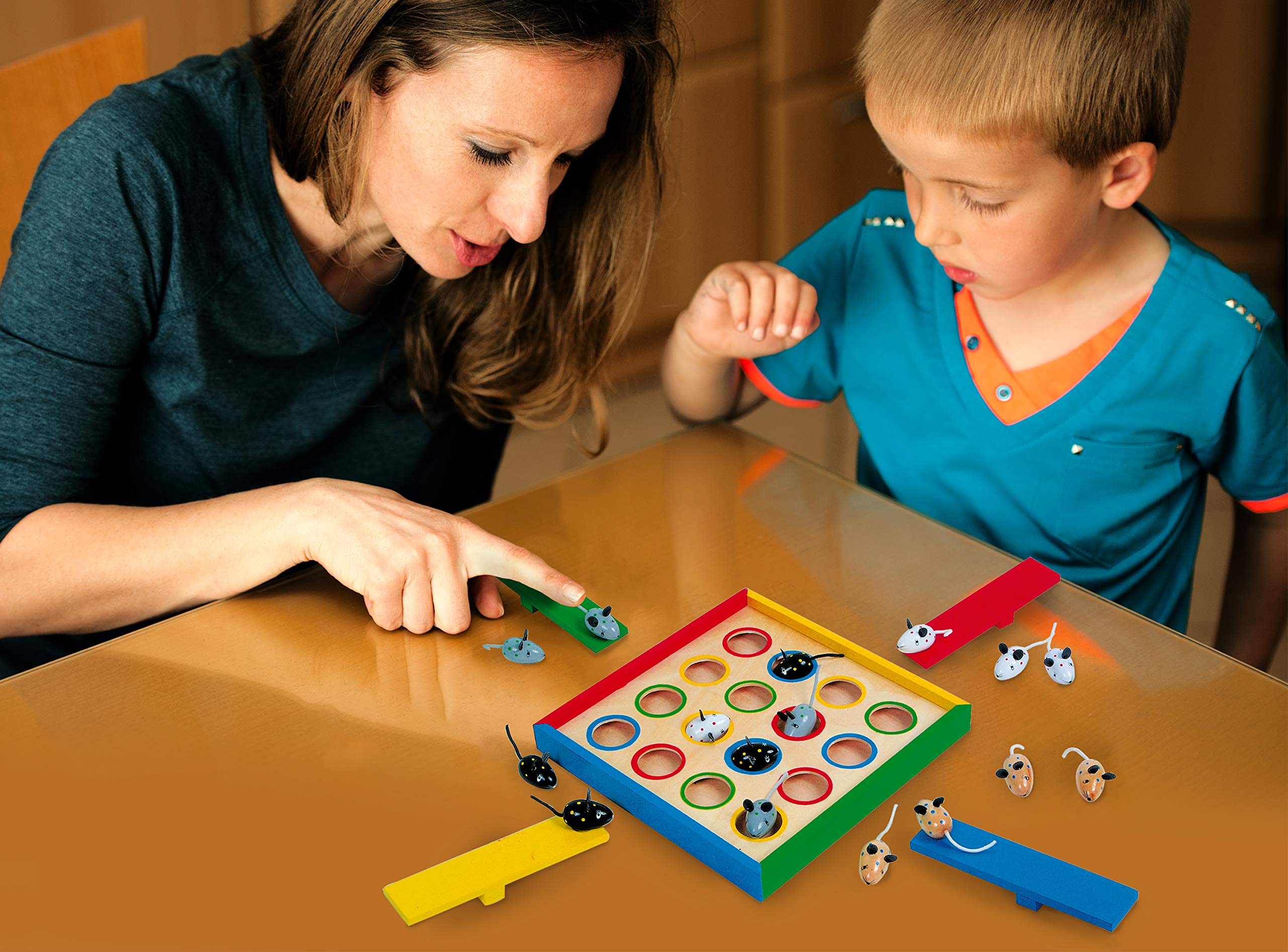 smallfoot 7959 Topini Salterini gioco abilita legno da 3 anni